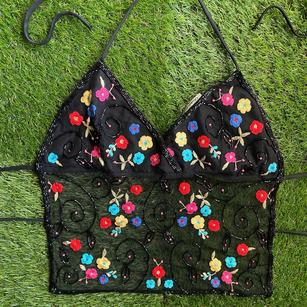 Y2K Charlotte Russe floral top